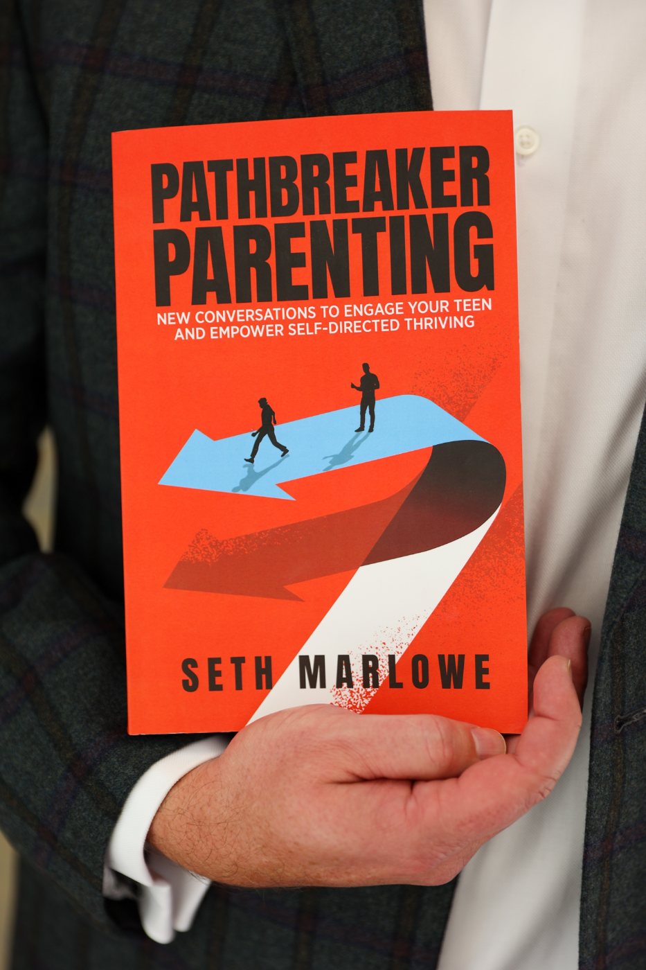 Pathbreaker Parenting by Seth Marlowe, paperback in hand